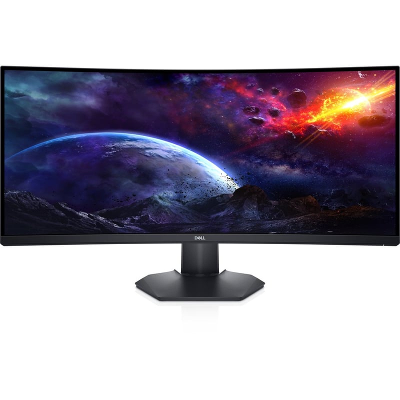 Dell S3422DWG 34" Class UW-QHD Curved Screen Gaming LCD Monitor - 21:9