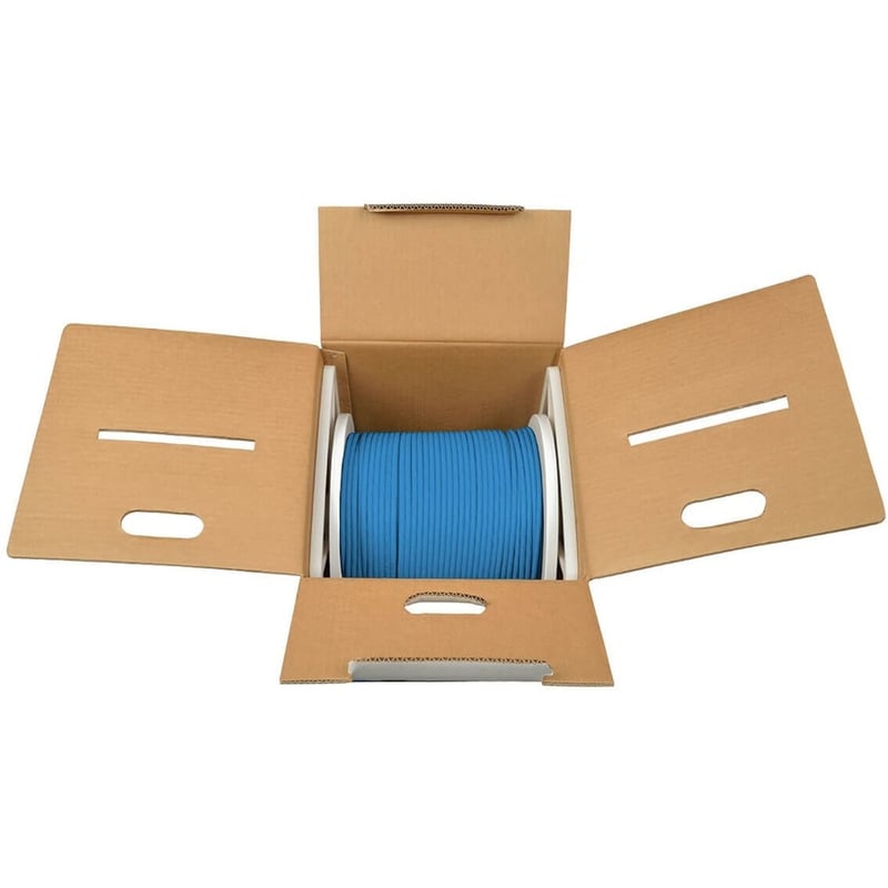 Eaton Tripp Lite Series Cat6 Gigabit Bulk UTP Stranded 24 AWG CMR PVC Cable, Blue, 1000 ft. (304.8 m) TAA - Thumbnail 4