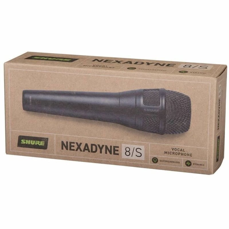 Shure Nexadyne 8/S Wired Dynamic Microphone for Vocals - Black - Thumbnail 4