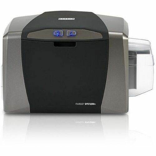 Fargo DTC1250e Single Sided Desktop Dye Sublimation/Thermal Transfer Printer - Color - Card Print - Ethernet - USB - Thumbnail 1