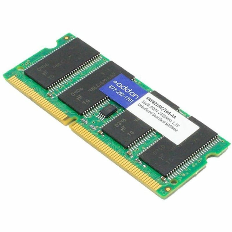 AddOn Dell® SNP821PJC/16G Compatible Factory Original 16GB DDR4-2400MHz Dual Rank x8 1.2V 260-pin SO-DIMM