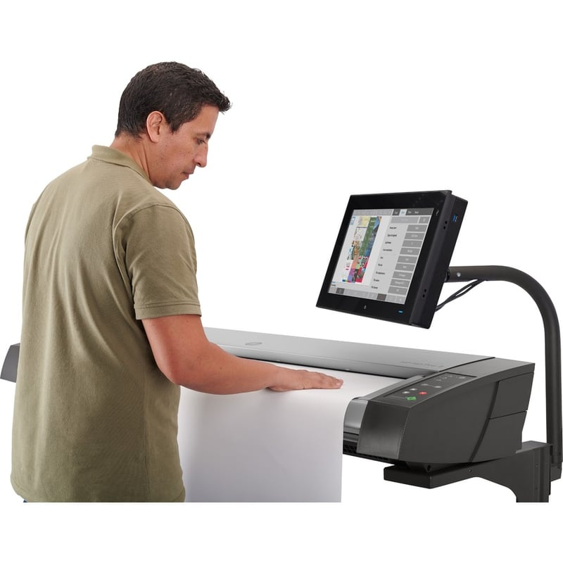 HP HD Pro HD Pro 42-in Large Format Sheetfed Scanner - 1200 dpi Optical - Thumbnail 5