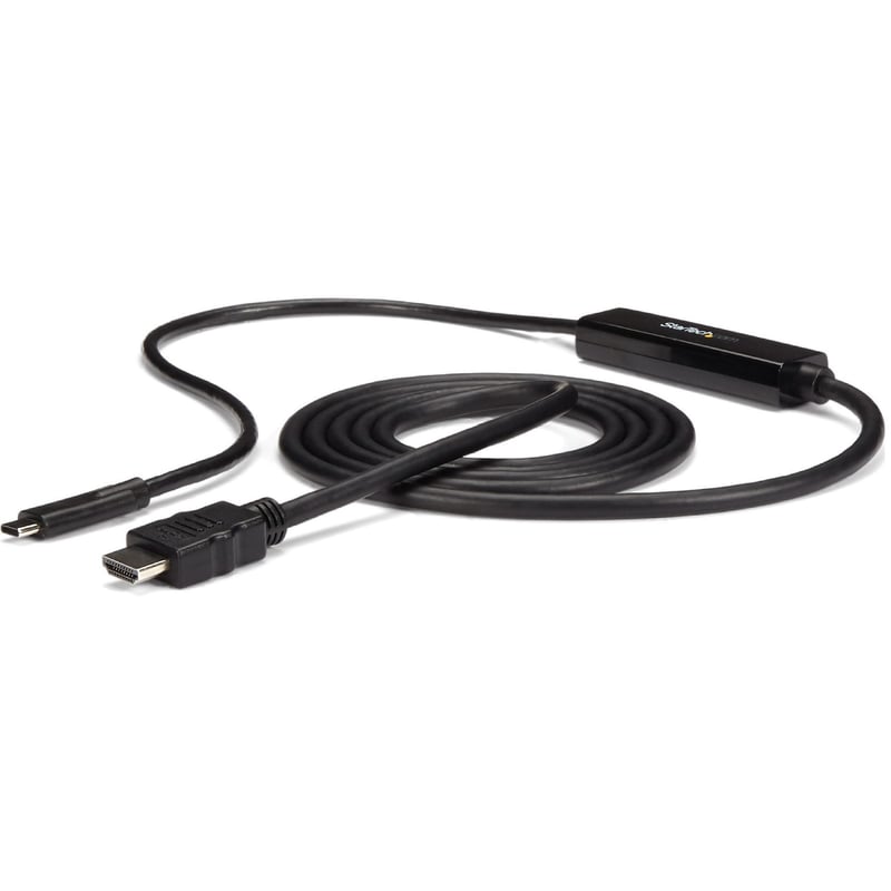 StarTech.com USB C to HDMI Cable - 3 ft / 1m - USB-C to HDMI 4K 60Hz - USB Type C to HDMI - Computer Monitor Cable - Thumbnail 1