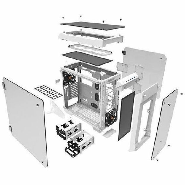 Thermaltake View 71 Tempered Glass Snow Edition - Thumbnail 4