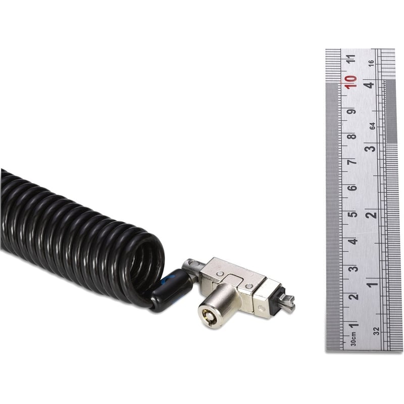 Kensington Slim N17 2.0 Portable Keyed Laptop Lock for Wedge-Shaped Slots - Thumbnail 2
