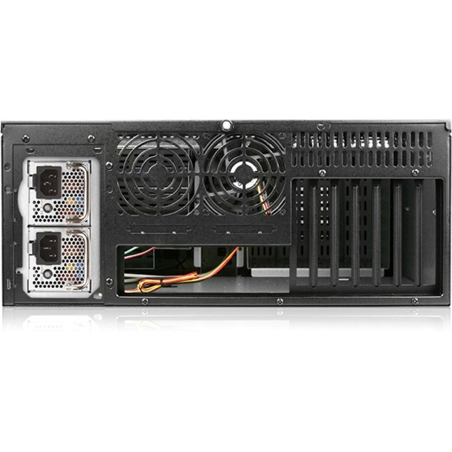 iStarUSA 4U Compact Stylish Rackmount Chassis with 500W Redundant Power Supply - Thumbnail 4