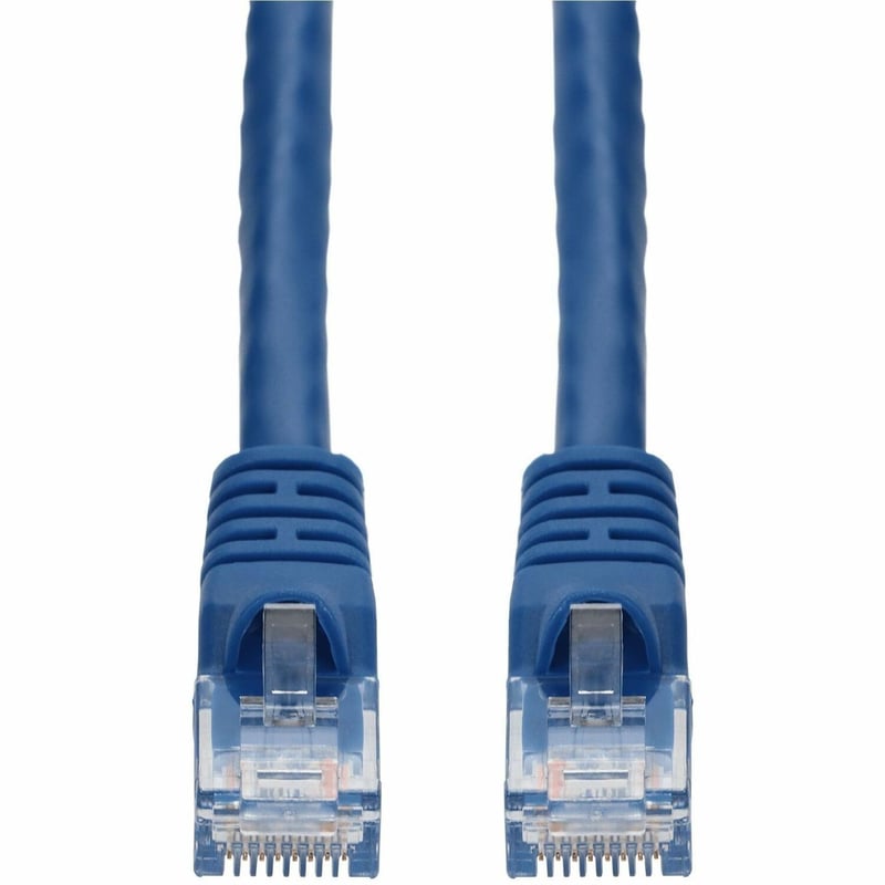 AddOn 25-Pieces of 3ft Blue CAT 6A PVC Ethernet Cables Snagless Bubble Boot RJ-45 M/M - Thumbnail 1