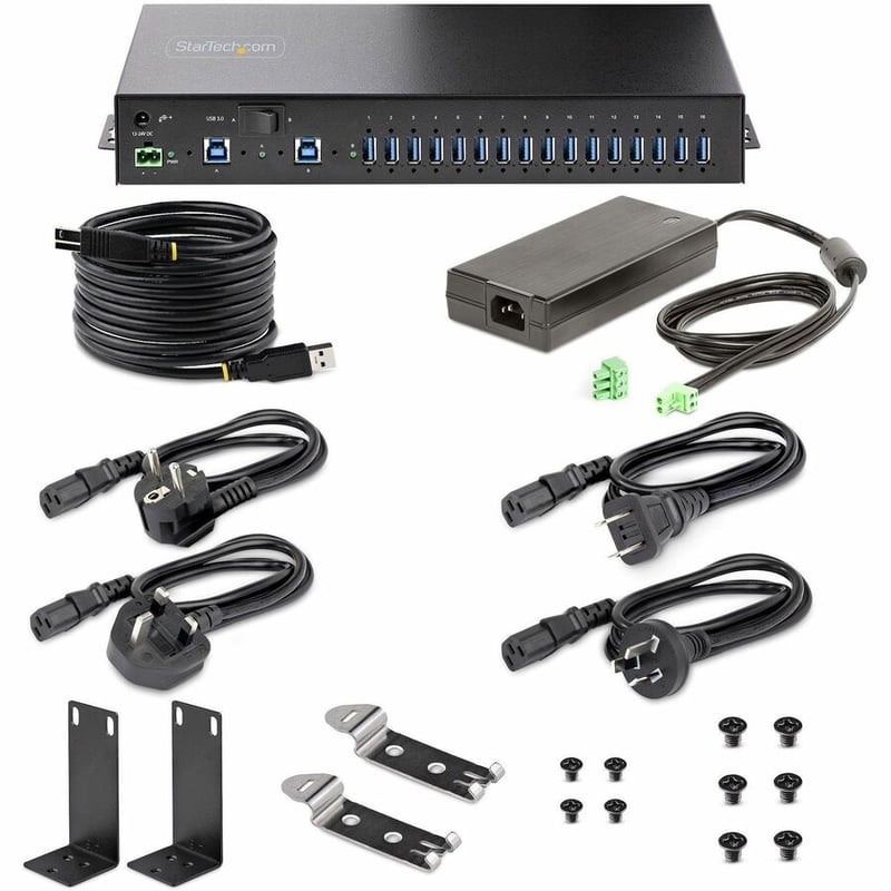 INDUSTRIAL USB 5GBPS HUB FOR LAPTOPS/DESKTOPS  USB CHARGING
