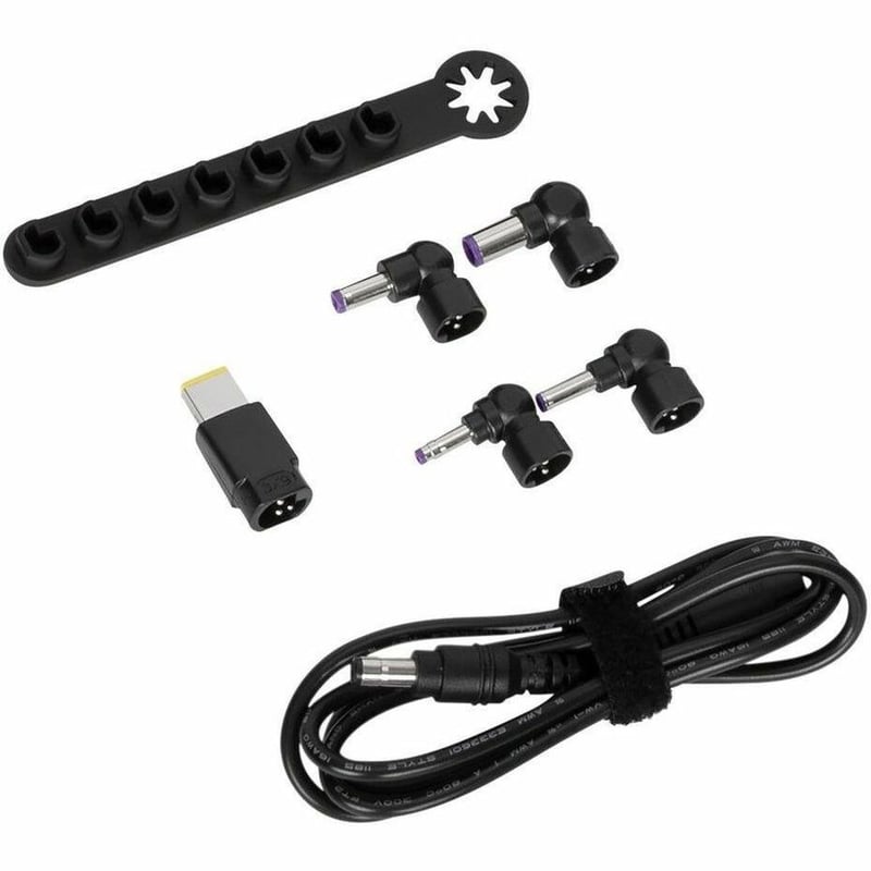 Targus 90W Legacy Power Accessory Kit (DC Cable to Tip + 5 Tips + Storage Bar) - 1.8M - Thumbnail 1