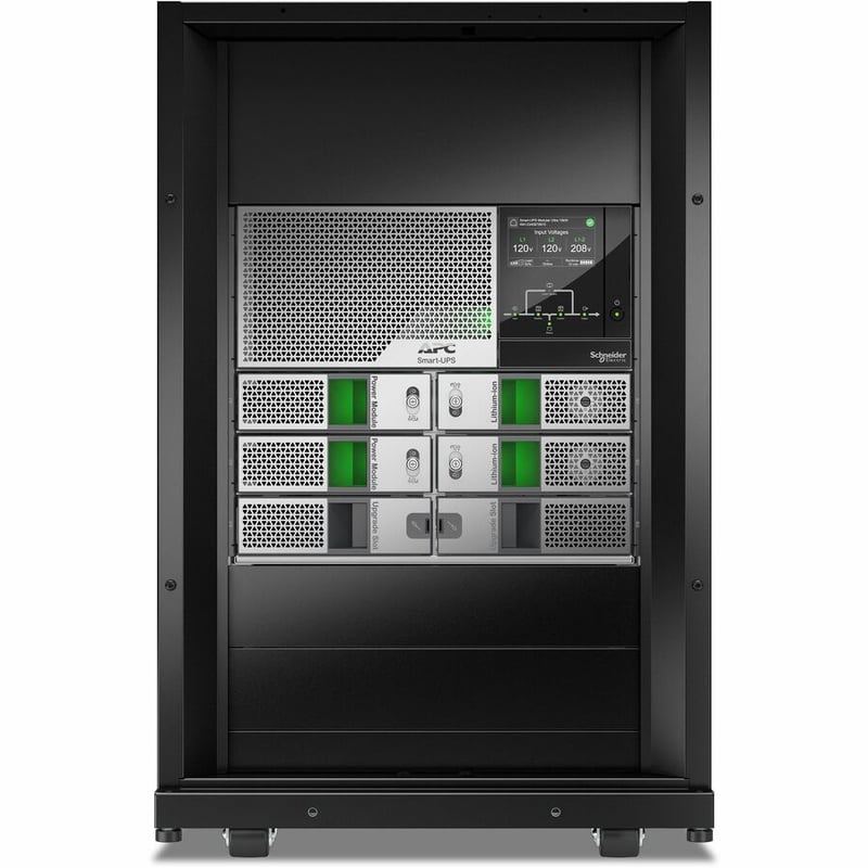 APC Smart-UPS Modular Ultra On-Line, 10kW scalable to 15kW, Lithium-ion, Tower 18U, 208/240V, Network Management, Extended runtime, W/rail kit - Thumbnail 2