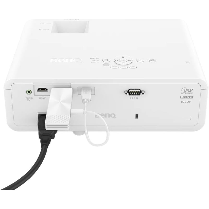 BenQ QCast Mirror QP30 Dual Band WiMedia Adapter for Desktop Computer/Notebook/Smartphone - Thumbnail 4