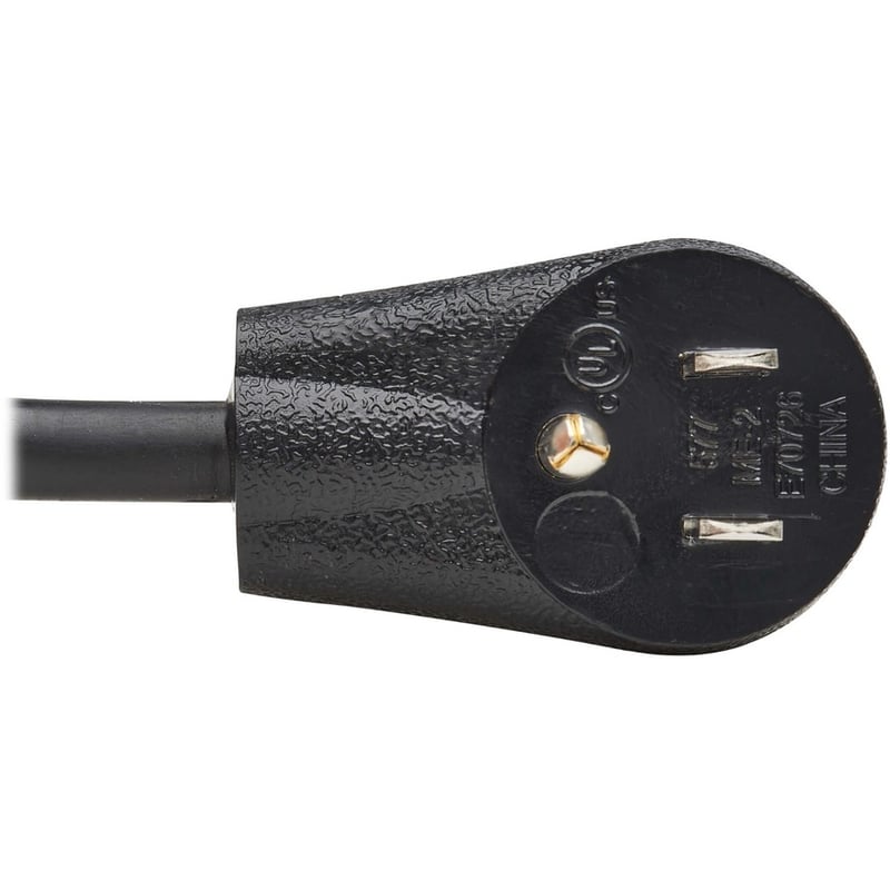 Eaton Tripp Lite Series Power Extension Cord, Right-Angle NEMA 5-15P to NEMA 5-15R - 13A, 120V, 16 AWG, 15 ft. (4.6 m), Black - Thumbnail 2