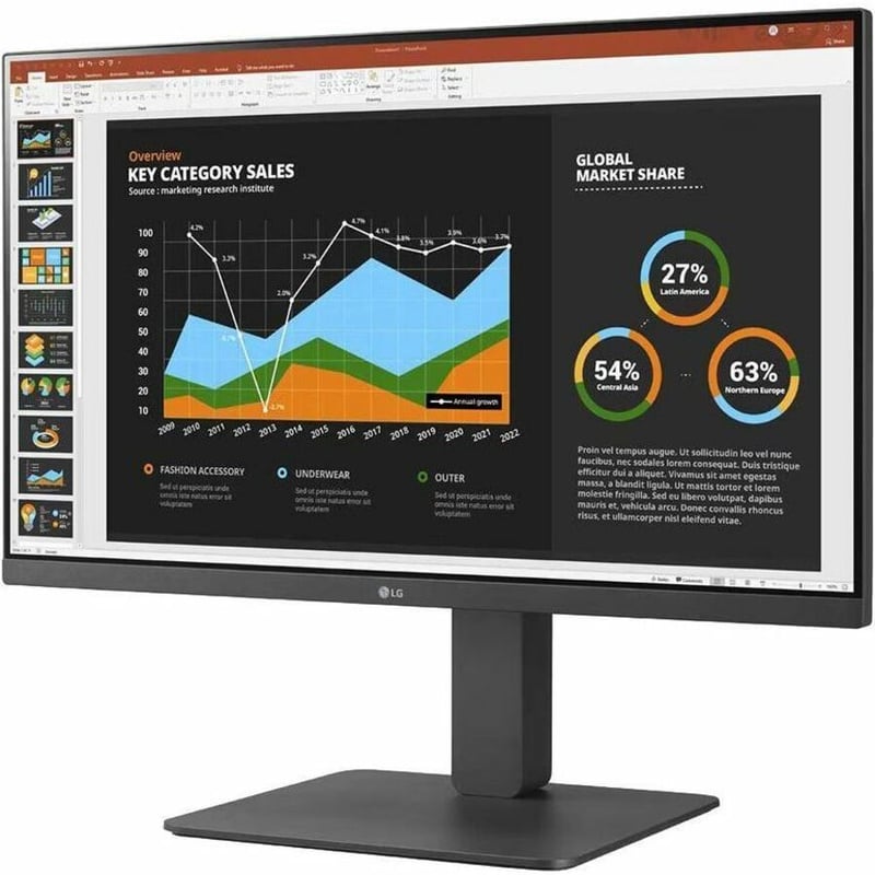 LG 24BR650B-C 24" Class Full HD LCD Monitor - 16:9 - Thumbnail 1