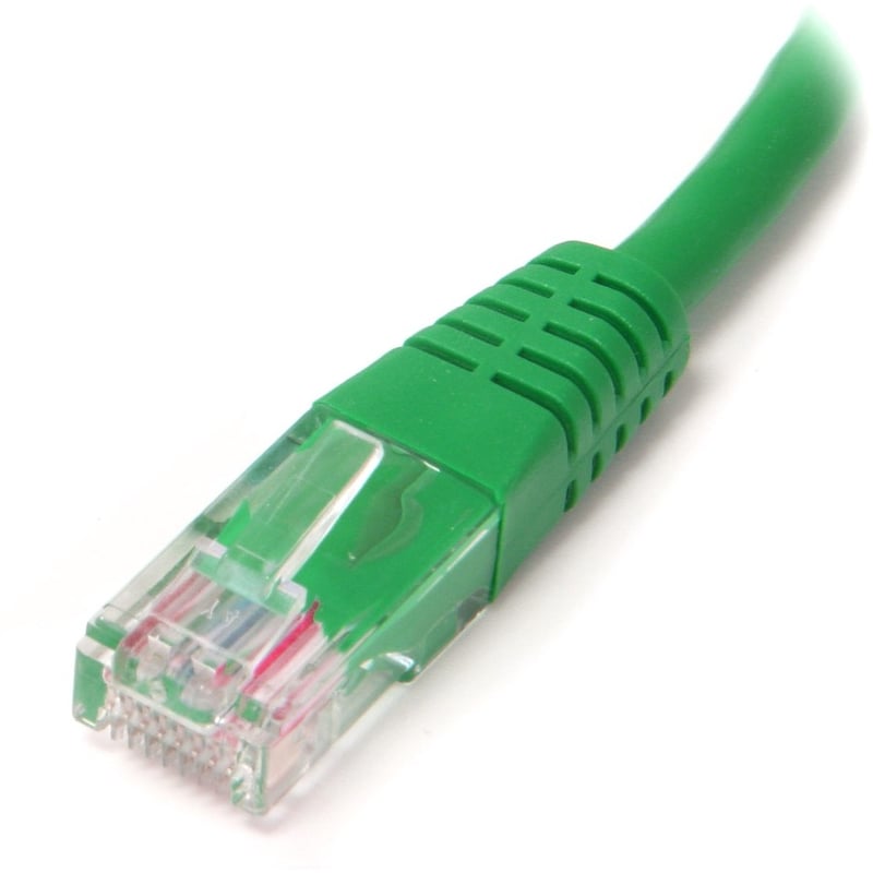 StarTech.com 3 ft Green Molded Cat5e UTP Patch Cable - Thumbnail 2