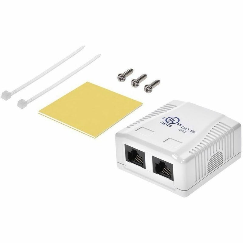MONOPRICE SURFACE MOUNT BOX CAT5E DOUBLE - Thumbnail 4