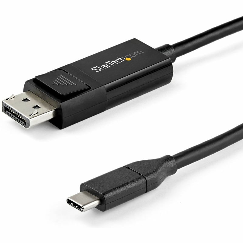 StarTech.com 3ft (1m) USB C to DisplayPort 1.4 Cable 8K 60Hz/4K - Reversible DP to USB-C or USB-C to DP Video Adapter Cable HBR3/HDR/DSC - Thumbnail 1