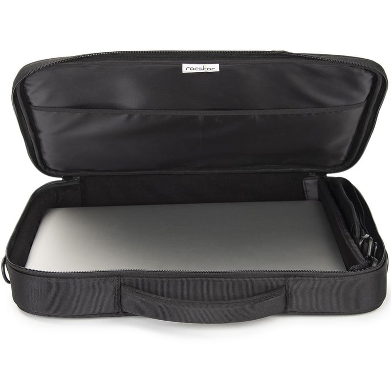 Rocstor Premium 13" & 14" Professional Toploading Universal Briefcase Laptop Case - Weather & Water Resistant - RFID Blocking Pocket - Lightweight - Exterior 1200D Polyester & Interior 210D Polyester Material- Fits 13in - 14in - Thumbnail 2