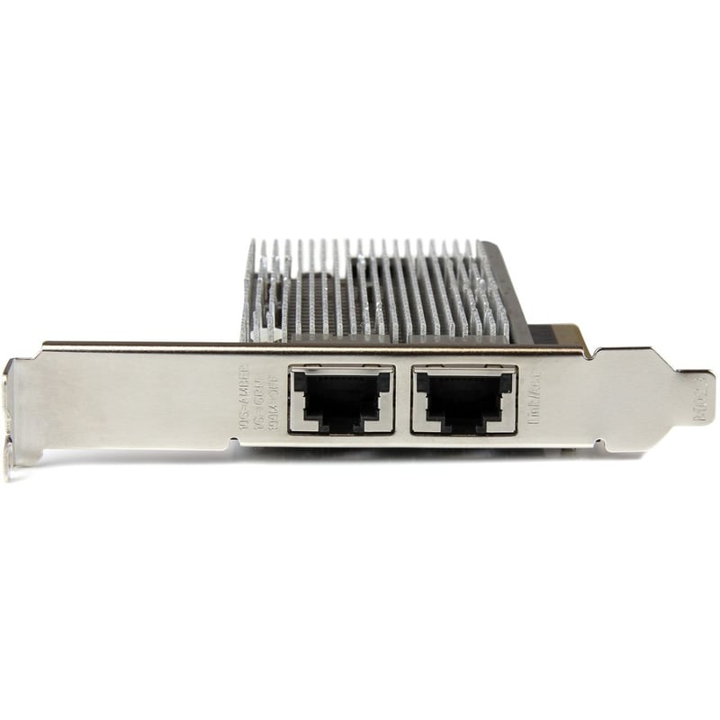 StarTech.com 10G Network Card - 2 port - NBASE-T - RJ45 Port - Intel X550 chipset - Ethernet Card - Intel NIC Card - Thumbnail 3