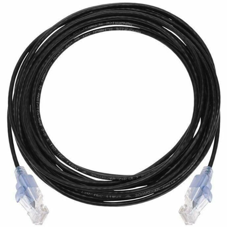 MONOPRICE SLIMRUN CAT6A ETHERNET PATCH CABLE - SNAGLESS RJ45_ UTP_ PURE BARE COP - Thumbnail 4