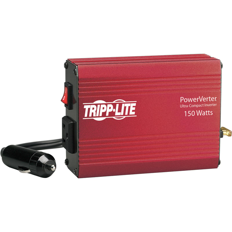 Tripp Lite by Eaton Portable Auto Inverter 150W 12V DC to AC 120V 5-15R 1 Outlet - Thumbnail 1