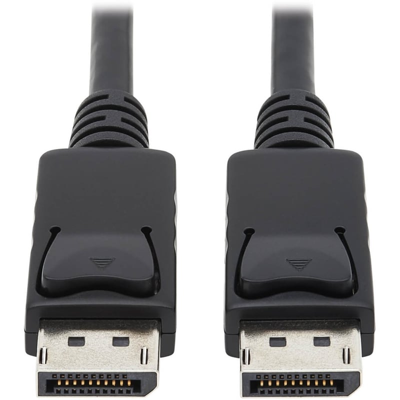 10FT DISPLAYPORT CABLE 4KX2K DP DIGITAL VIDEO/AUDIO W/LATCHES M/M - Thumbnail 1