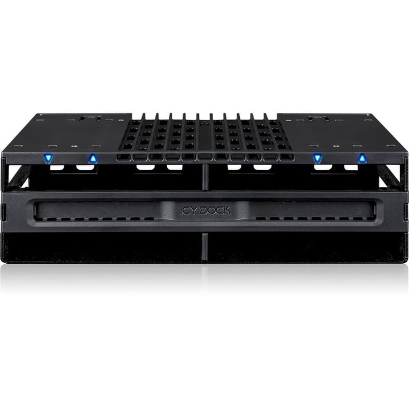 Icy Dock FlexiDOCK MB024SP-B Drive Enclosure 12Gb/s SAS, SATA/600 - Serial ATA/600 Host Interface External - Black - Thumbnail 4