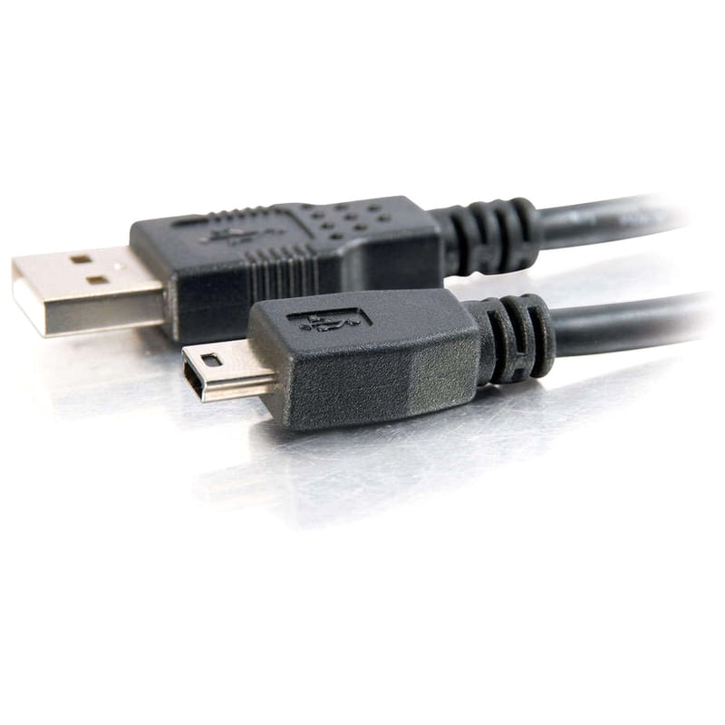 C2G 1m (3ft) USB Cable - USB A to Mini B - M/M - Thumbnail 4
