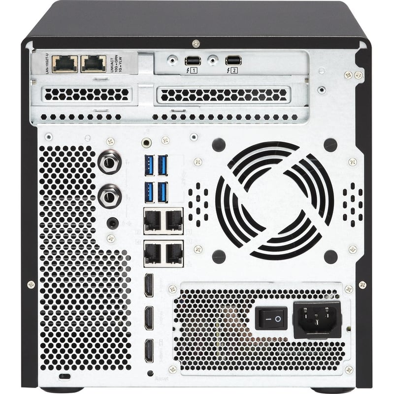 QNAP Turbo NAS TVS-682T-I3-8G SAN/NAS Server with Thunderbolt 2 - Thumbnail 4