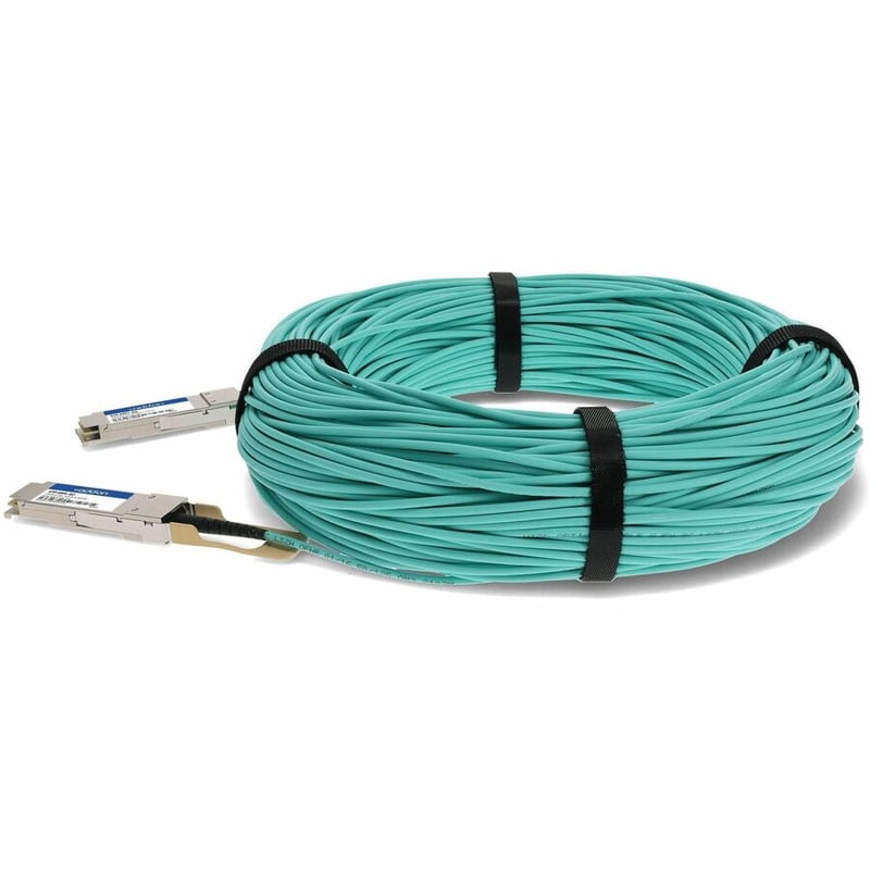 AddOn Dell® 470-ABPL Compatible TAA Compliant 100GBase-AOC QSFP28 Active Optical Cable (850nm, MMF, 50m) - Thumbnail 2