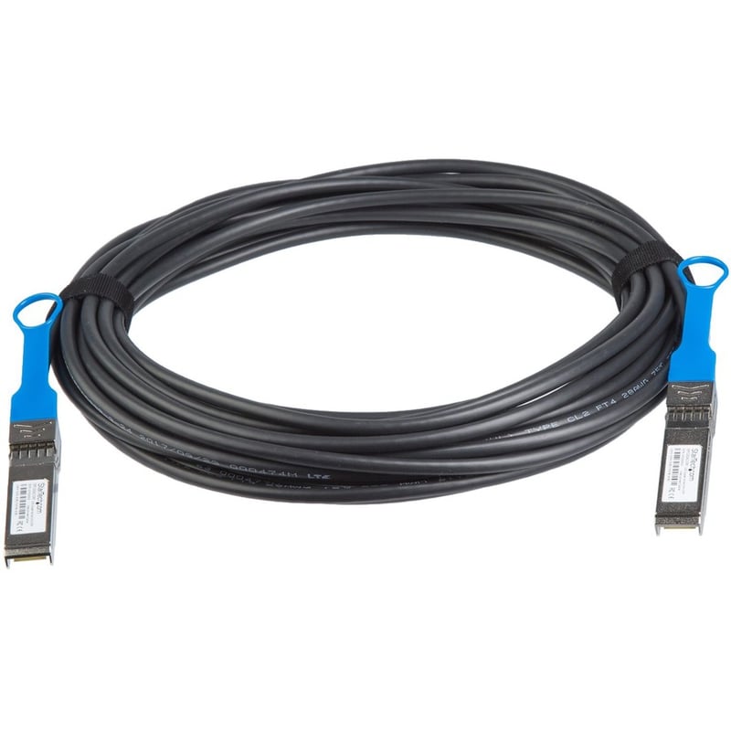 StarTech.com MSA Uncoded Compatible 10m 10G SFP+ to SFP+ Direct Attach Cable - 10 GbE SFP+ Copper DAC 10 Gbps Low Power Active Twinax - Thumbnail 2