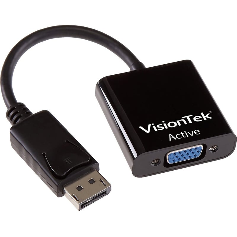 VisionTek DisplayPort to VGA Active Adapter (M/F) - Thumbnail 2