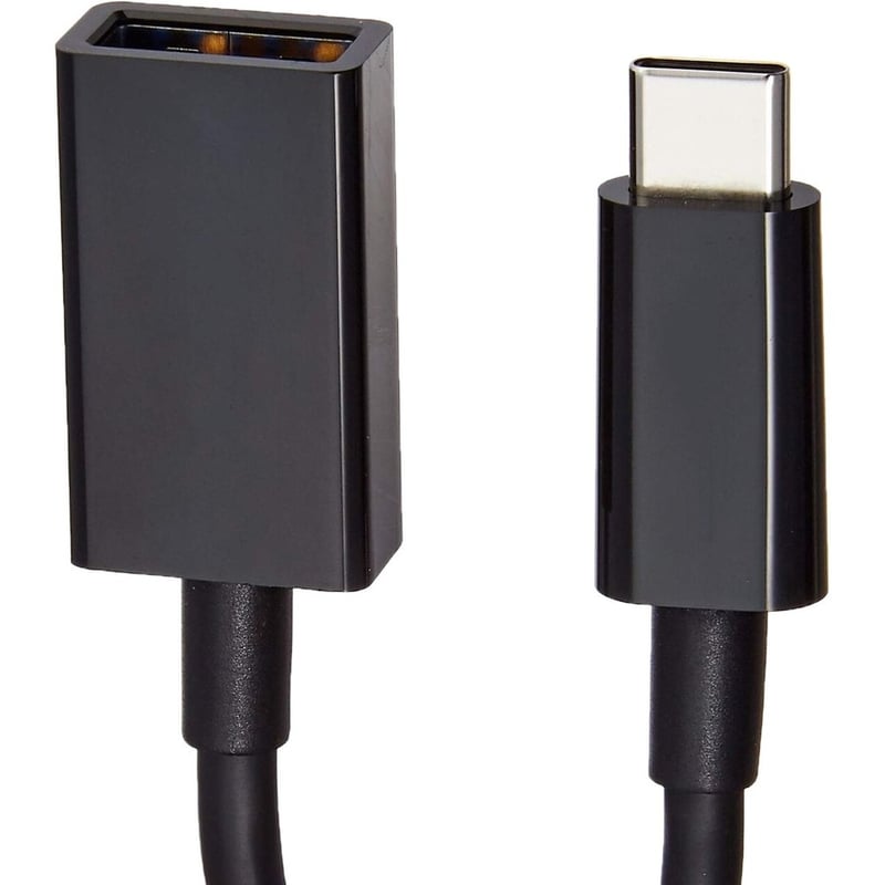 4XEM USB-C Male to USB-A Female Adapter Black - Thumbnail 2