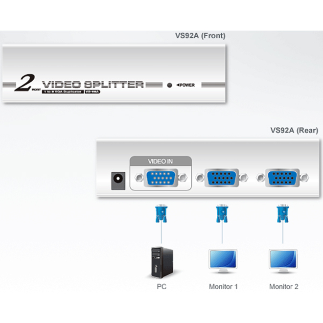 Aten VS92A VGA Switchbox - Thumbnail 3