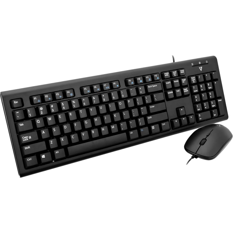 V7 Wired Keyboard and Mouse Combo - Thumbnail 2
