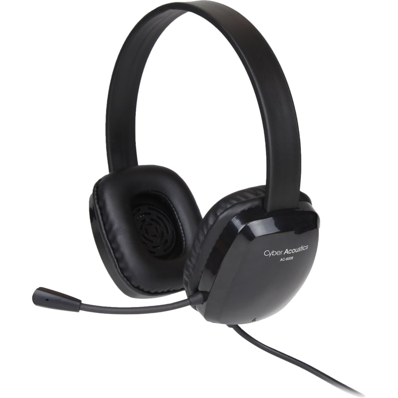 Cyber Acoustics Stereo Headset w/ Single Plug - Thumbnail 1