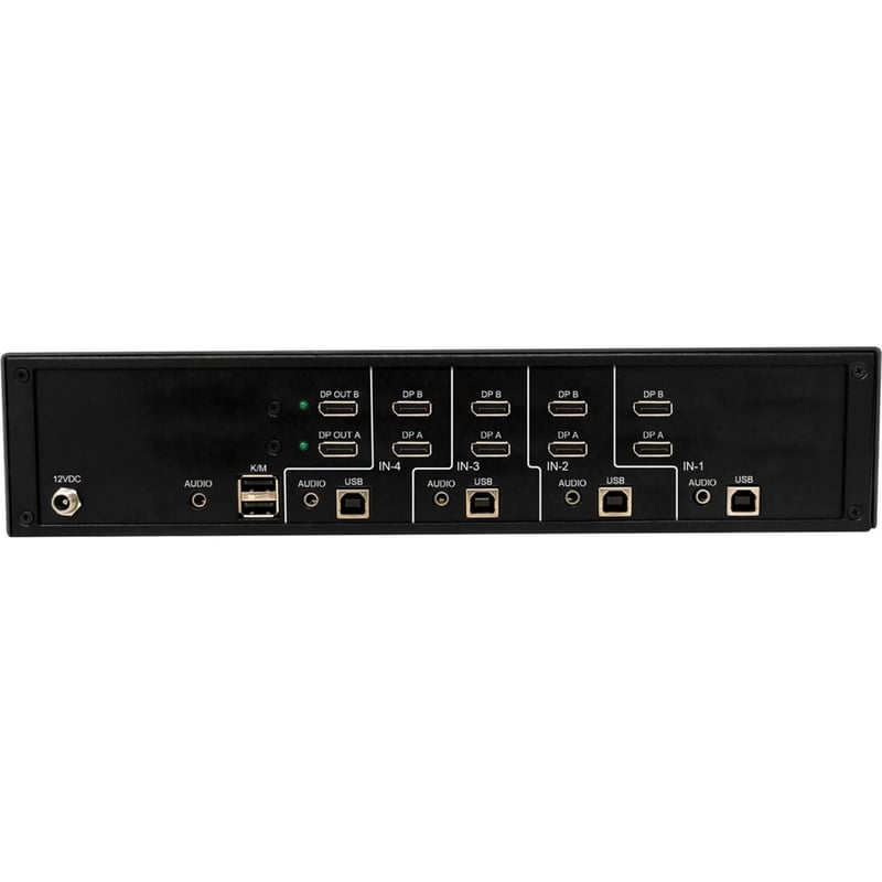 Tripp Lite by Eaton Secure KVM Switch, 4-Port, Dual Head, DisplayPort to DisplayPort, 4K, NIAP PP4.0, Audio, TAA - Thumbnail 4