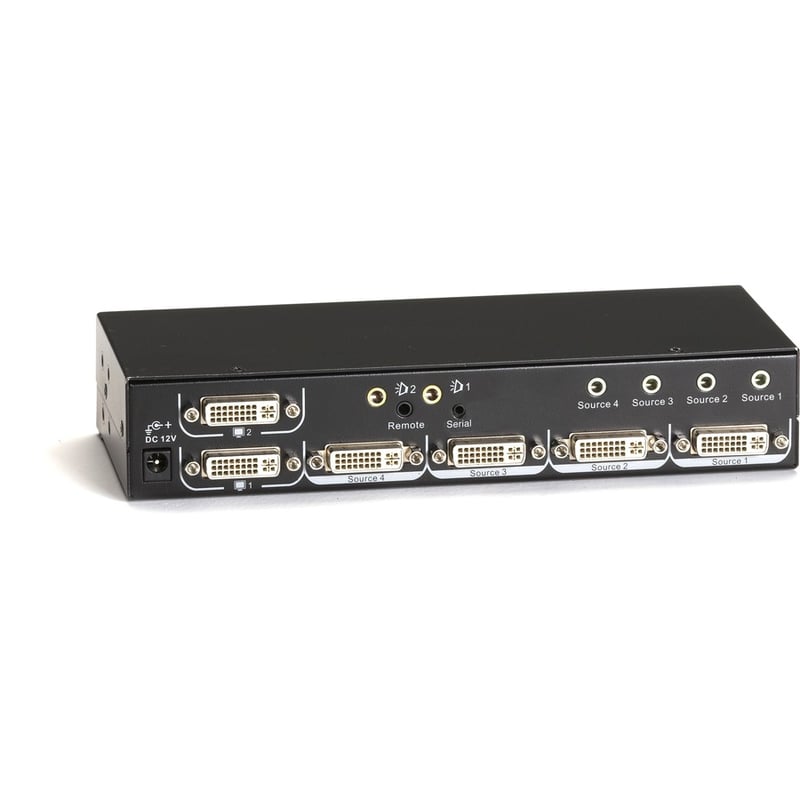Black Box 4x2 DVI Matrix Switch with Audio and RS-232 Control - Thumbnail 2
