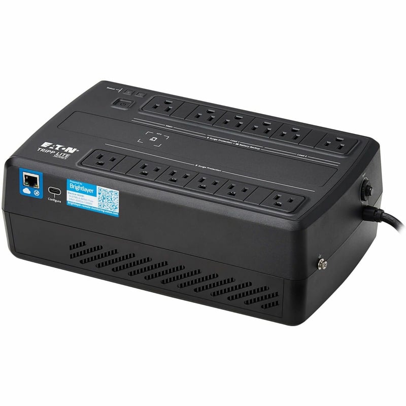 750VA 450W 120V AVR UPS 12 OUT CLOUD MONITORING BATTERY BACKUP - Thumbnail 1