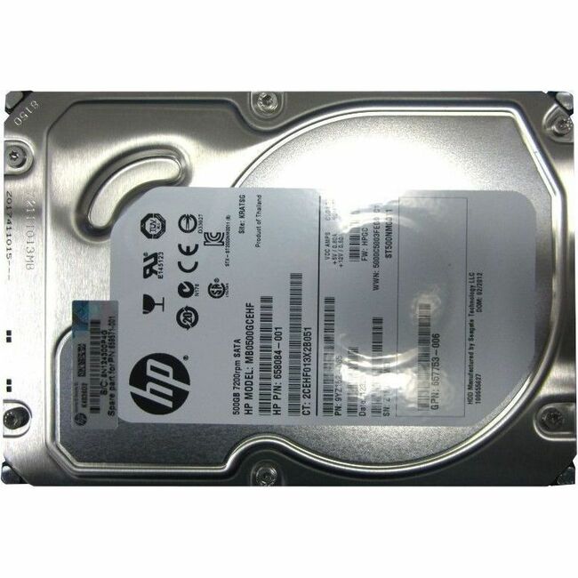 HPE Sourcing Midline 500 GB Hard Drive - 3.5" Internal - SATA (SATA/600)
