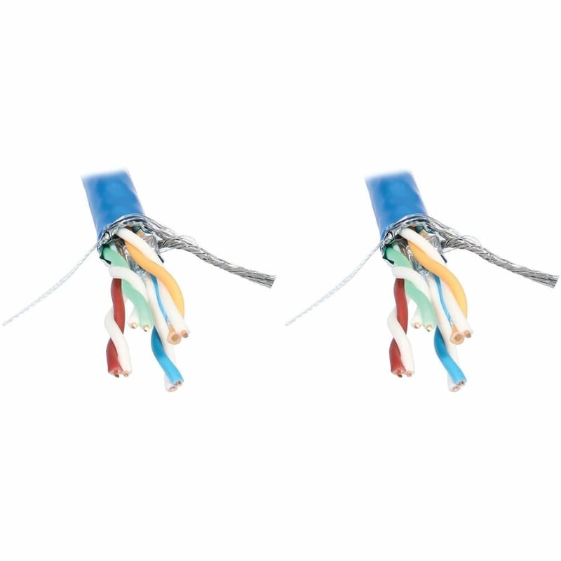 Eaton Tripp Lite Series Cat8 25G/40G Solid Core S/FTP Bulk Ethernet Cable, CMR Rated, Blue, 1000 ft. (305 m) - Thumbnail 5