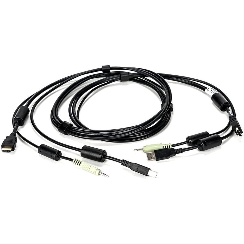 Vertiv Avocent USB Keyboard and Mouse, HDMI and Audio Cable, 6 ft. for Vertiv Avocent SV and SC Series Switches - Thumbnail 1