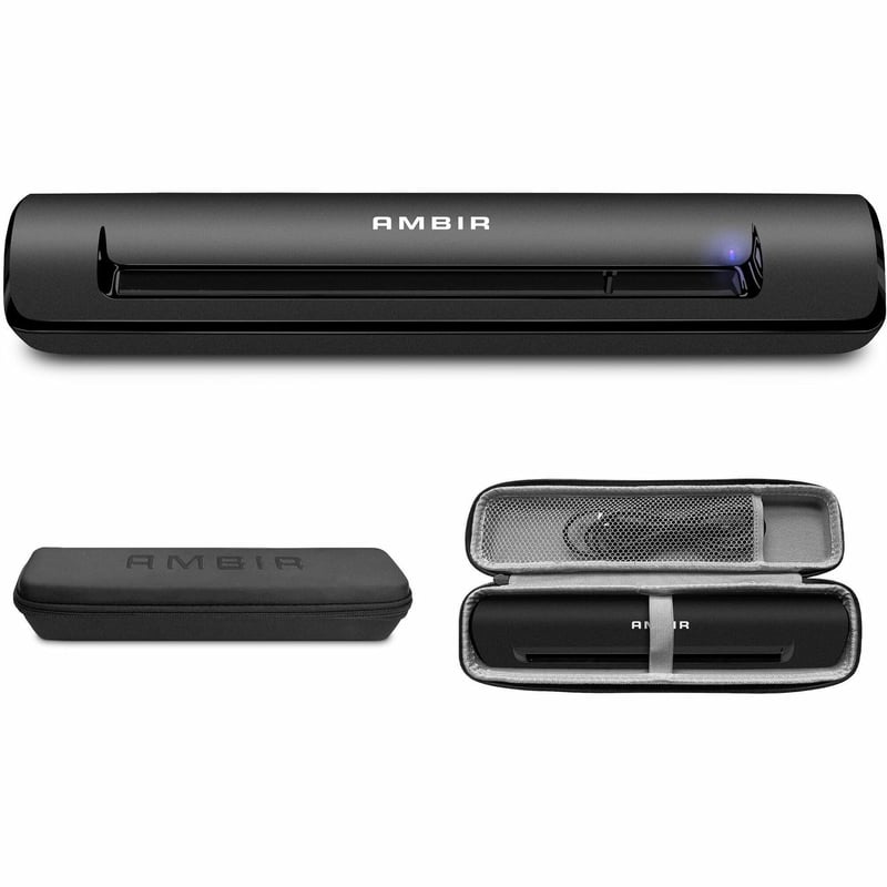 Ambir TravelScan Pro Go Scanner, Software and Case Bundle - Thumbnail 1