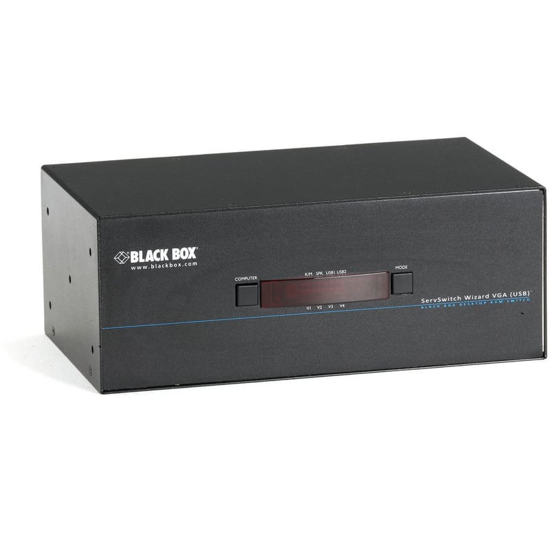 Black Box ServSwtich Wizard VGA, USB, Tri-Head Video - Thumbnail 1