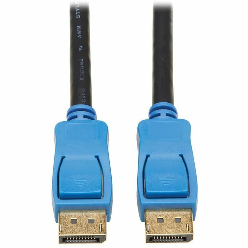 Tripp Lite by Eaton DisplayPort Cable with Latching Connectors (M/M) 8K 60 Hz HDR HBR3 4:4:4 HDCP 2.2 Black 3 ft. (0.9 m) - Thumbnail 1
