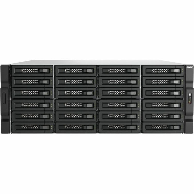 QNAP 24-BAY 4U RACKMOUNT PCIE INTERFACE SATA JBOD EXPANSION ENCLO - Thumbnail 1
