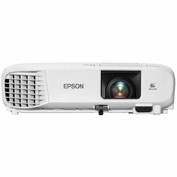 Epson PowerLite 119W 3LCD Projector - 16:10 - Ceiling Mountable, Portable - Refurbished - Thumbnail 2