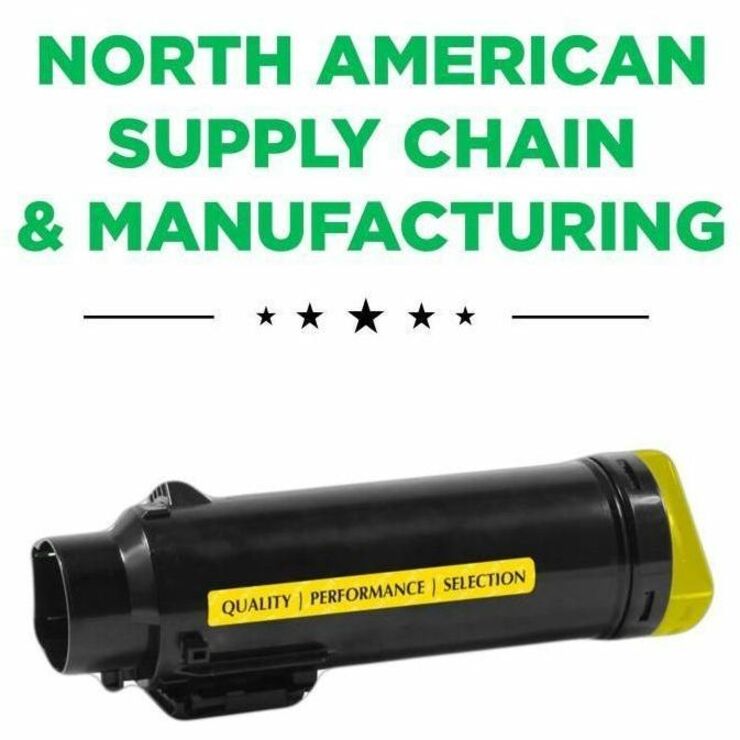 Clover Imaging Remanufactured Extra High Yield Yellow Toner Cartridge for Xerox 106R03692 - Thumbnail 2