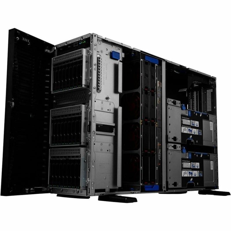 HPE ProLiant ML350 G11 4U Tower Server - 1 x Intel Xeon Silver 4410Y 2 GHz - 32 GB RAM - Serial Attached SCSI (SAS), Serial ATA Controller - Thumbnail 2
