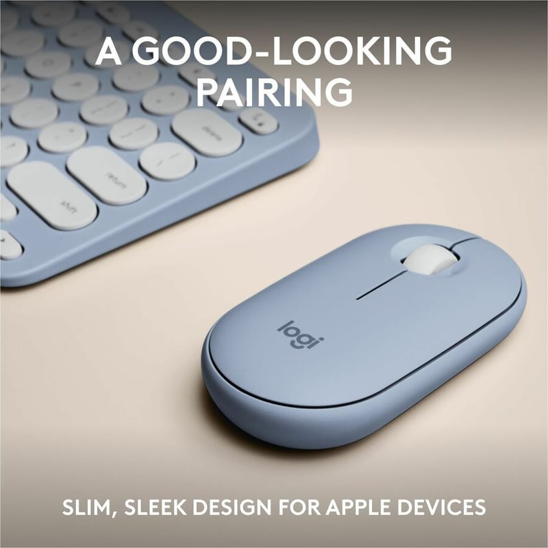 Logitech Pebble 2 Combo for Mac Wireless Keyboard and Mouse - Thumbnail 2