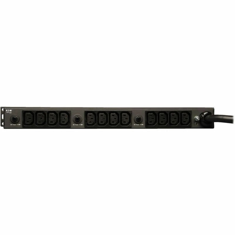 Tripp Lite by Eaton PDU 5.8kW 200-240V Single-Phase Basic PDU - 16 C13 & 4 C19 Outlets L6-30P Input 15 ft. (4.6 m) Cord 1U Rack-Mount - Thumbnail 3